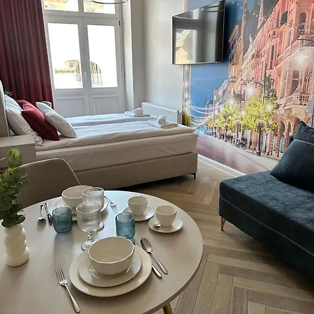 Nowy!!! Aleja Slaw Apartament W Roosevelta Residence Przy Off Piotrkowska, Klimatyzacja, Wejscie Na Kod, Wifi, Fv * Lodz