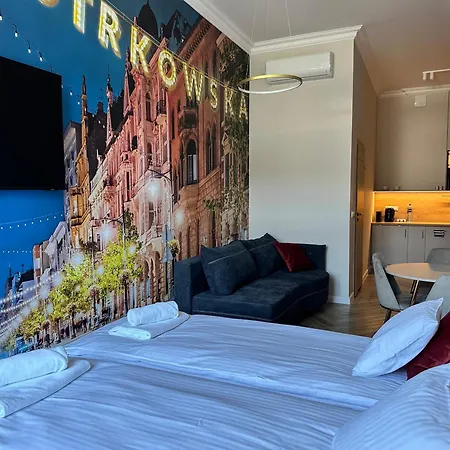 Apartment Nowy!!! Aleja Slaw Apartament W Roosevelta Residence Przy Off Piotrkowska, Klimatyzacja, Wejscie Na Kod, Wifi, Fv
