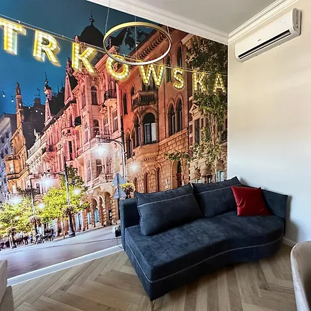 Nowy!!! Aleja Slaw Apartament W Roosevelta Residence Przy Off Piotrkowska, Klimatyzacja, Wejscie Na Kod, Wifi, Fv