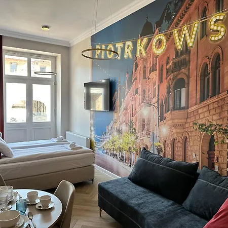 Apartment Nowy!!! Aleja Slaw Apartament W Roosevelta Residence Przy Off Piotrkowska, Klimatyzacja, Wejscie Na Kod, Wifi, Fv Lodz